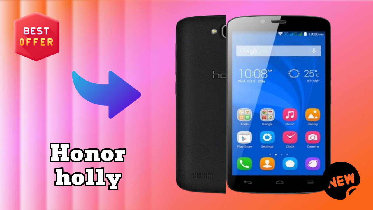 Honor Holly Display Size: 5.0 Inches (12.7 Cm) Screen Quality
