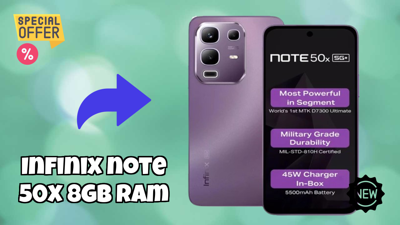 Infinix Note 50X 8GB RAM Display Technology: IPS LCD Review