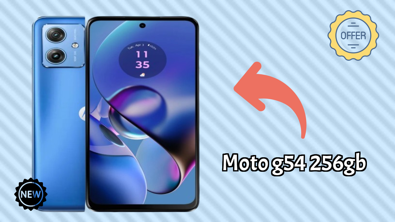 Moto G54 256GB Battery Life: 6000 MAh Charging Speed