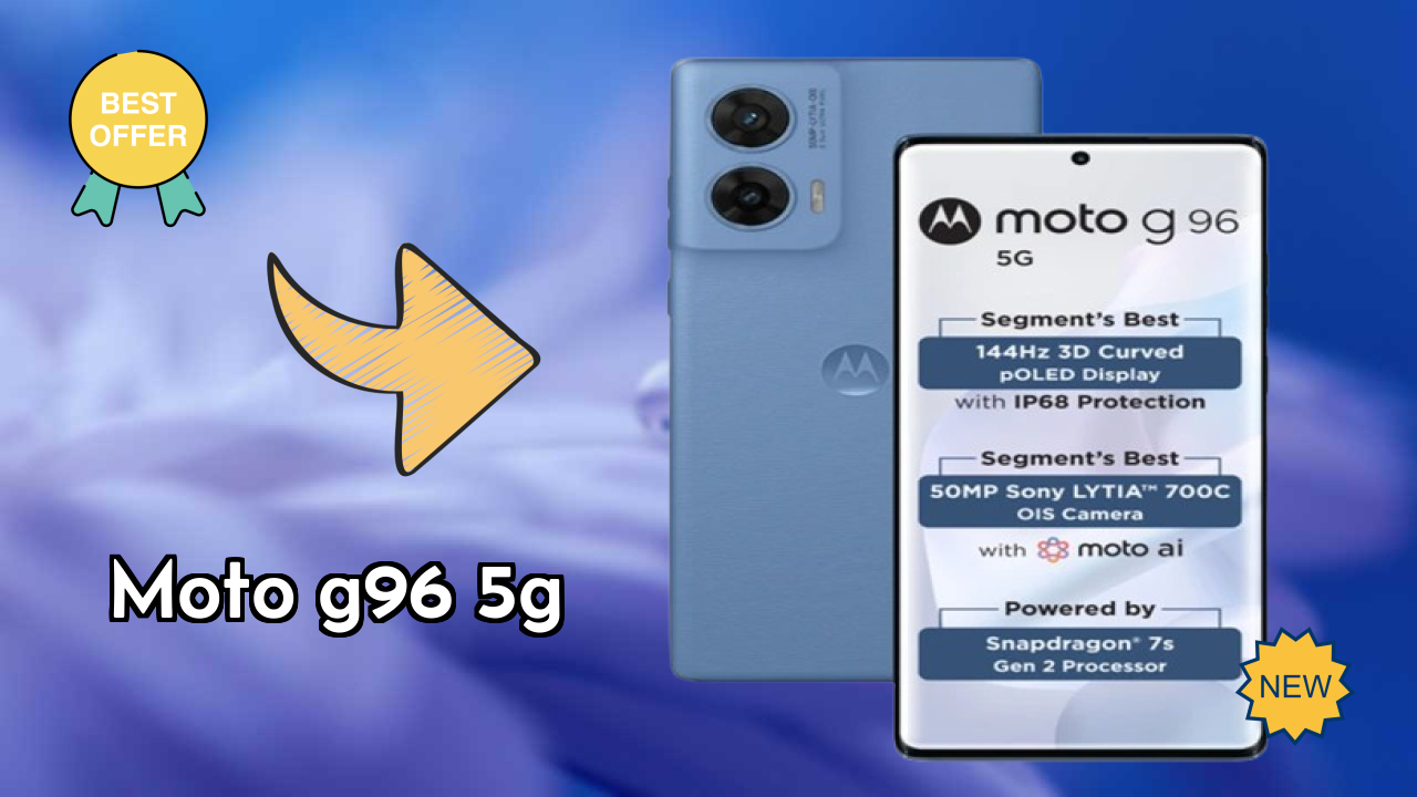 Moto G96 5G Display Analysis: P-OLED Quality