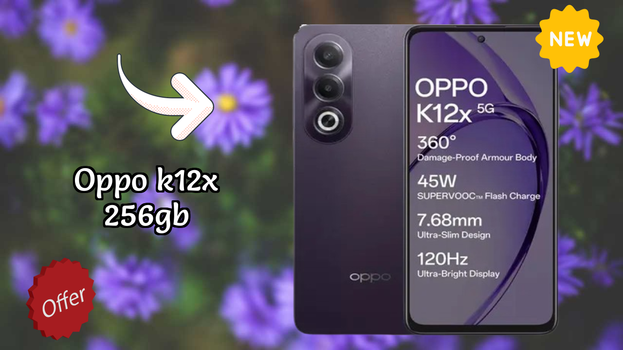 OPPO K12x 256GB at ₹15,999 - Best Deal Available