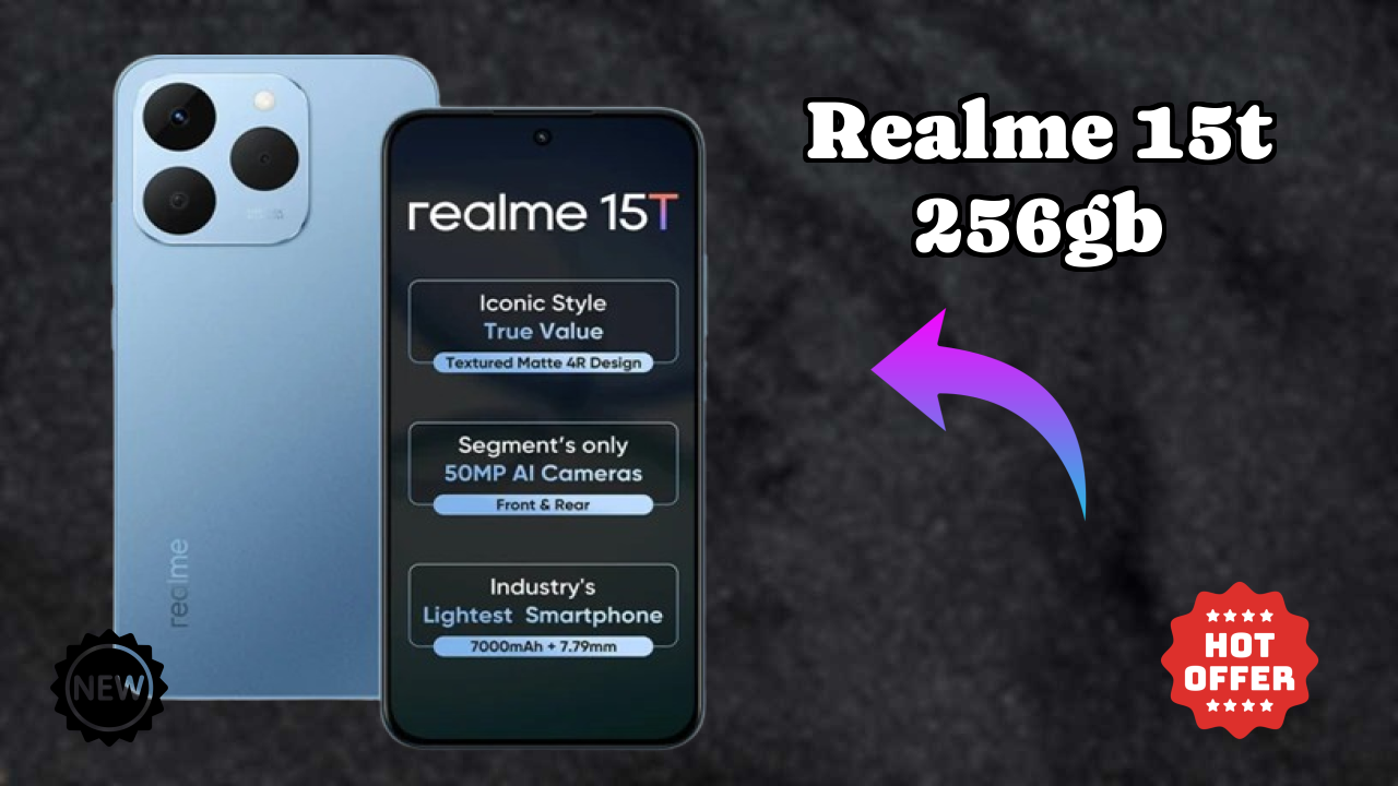 Realme 15T 256GB Display Quality: AMOLED Explained