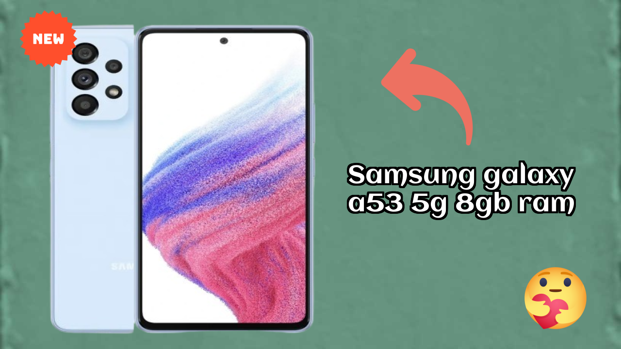 Samsung Galaxy A53 5G 8GB RAM Display Technology: 6.5 Inches (16.51 Cm) Screen