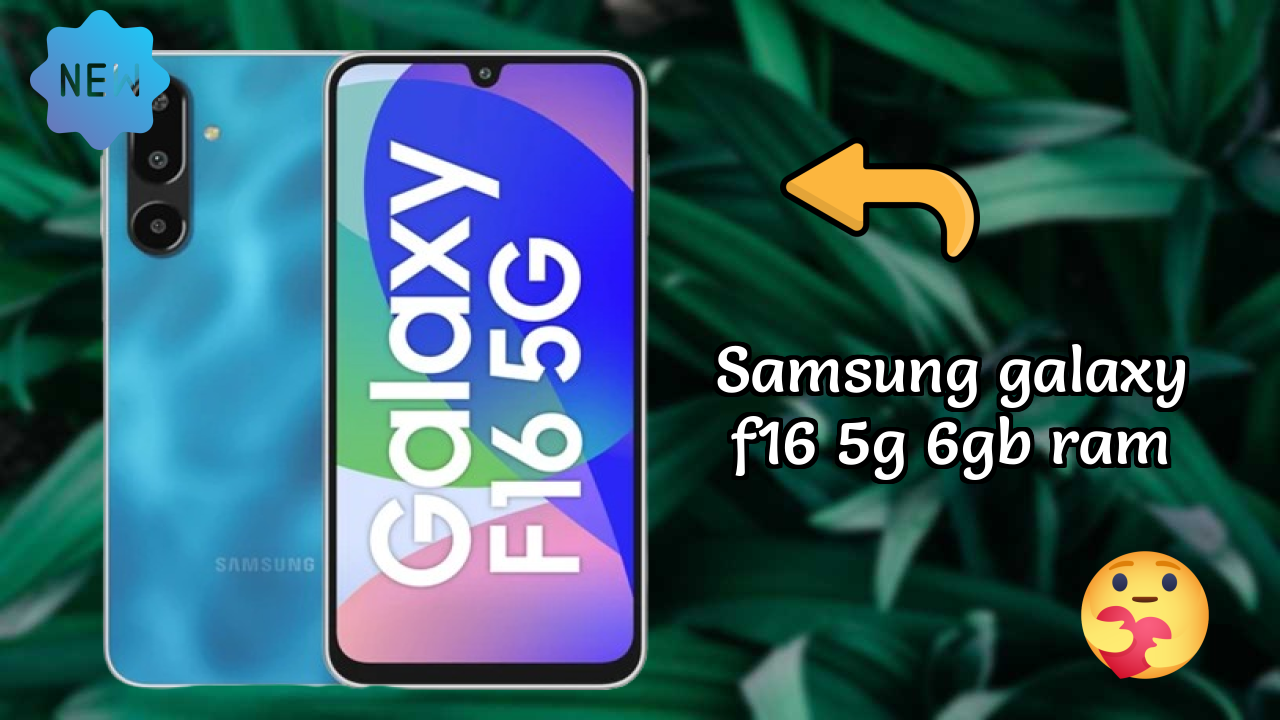 Samsung Galaxy F16 5G 6GB RAM Display Size: 6.7 Inches (17.02 Cm) Screen Quality